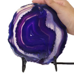 Sliced Agate Crystal Lamp J1368 9 Sliced Agate Crystal Lamp J1368 | Himalayan Salt Factory