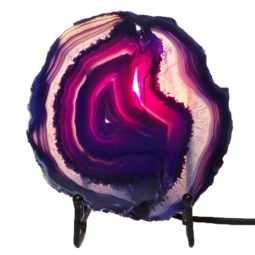 Sliced Agate Crystal Lamp J1368 8 Sliced Agate Crystal Lamp J1368 | Himalayan Salt Factory