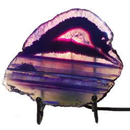 Sliced Agate Crystal Lamp J1369 8 Sliced Agate Crystal Lamp J1369 | Himalayan Salt Factory