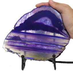 Sliced Agate Crystal Lamp J1369 9 Sliced Agate Crystal Lamp J1369 | Himalayan Salt Factory