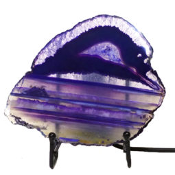 Sliced Agate Crystal Lamp J1369 | Himalayan Salt Factory