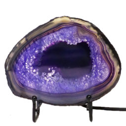 Sliced Agate Crystal Lamp J1371 | Himalayan Salt Factory