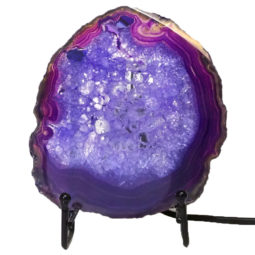 Sliced Agate Crystal Lamp J1373 | Himalayan Salt Factory