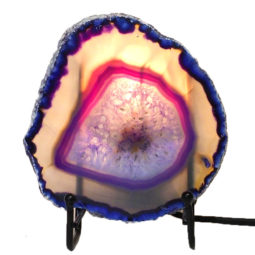 Sliced Agate Crystal Lamp J1374 8 Sliced Agate Crystal Lamp J1374 | Himalayan Salt Factory