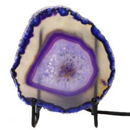 Sliced Agate Crystal Lamp J1374 | Himalayan Salt Factory