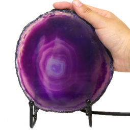 Sliced Agate Crystal Lamp J1376 9 Sliced Agate Crystal Lamp J1376 | Himalayan Salt Factory