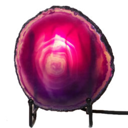 Sliced Agate Crystal Lamp J1376 8 Sliced Agate Crystal Lamp J1376 | Himalayan Salt Factory