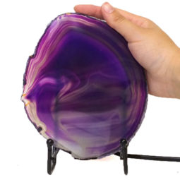 Sliced Agate Crystal Lamp J1377 | Himalayan Salt Factory
