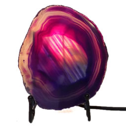 Sliced Agate Crystal Lamp J1380 8 Sliced Agate Crystal Lamp J1380 | Himalayan Salt Factory