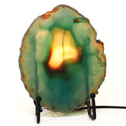 Sliced Brazilian Crystal Agate Lamp S739 8 Brazilian Sliced Crystal Agate Lamp S739 | Himalayan Salt Factory