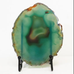 Brazilian Sliced Crystal Agate Lamp S739 | Himalayan Salt Factory