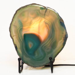 Sliced Brazilian Crystal Agate Lamp S741 8 Brazilian Sliced Crystal Agate Lamp S741 | Himalayan Salt Factory