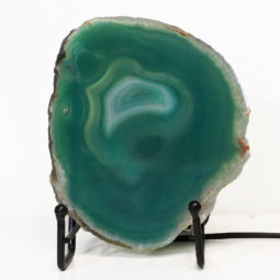 Brazilian Sliced Crystal Agate Lamp S742 | Himalayan Salt Factory