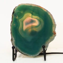 Sliced Brazilian Crystal Agate Lamp S742 8 Brazilian Sliced Crystal Agate Lamp S742 | Himalayan Salt Factory