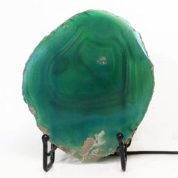 Brazilian Sliced Crystal Agate Lamp S743 | Himalayan Salt Factory