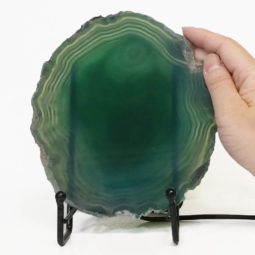 Sliced Brazilian Crystal Agate Lamp S745 9 Brazilian Sliced Crystal Agate Lamp S745 | Himalayan Salt Factory