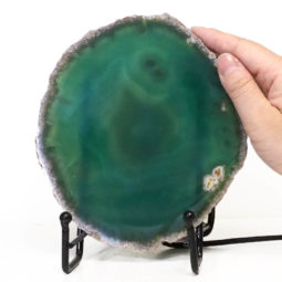 Sliced Brazilian Crystal Agate Lamp S746 9 Brazilian Sliced Crystal Agate Lamp S746 | Himalayan Salt Factory
