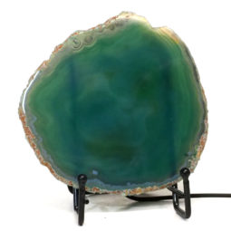 Brazilian Sliced Crystal Agate Lamp S748 | Himalayan Salt Factory
