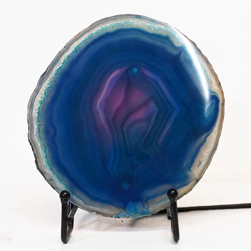 Sliced Brazilian Crystal Agate Lamp S750 4 Brazilian Sliced Crystal Agate Lamp S750 | Himalayan Salt Factory