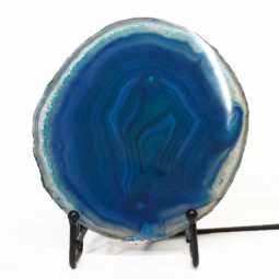 Brazilian Sliced Crystal Agate Lamp S750 | Himalayan Salt Factory