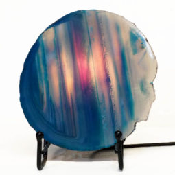 Sliced Brazilian Crystal Agate Lamp S755 6 Sliced Brazilian Crystal Agate Lamp S755 | Himalayan Salt Factory