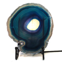 Sliced Brazilian Crystal Agate Lamp S756 | Himalayan Salt Factory