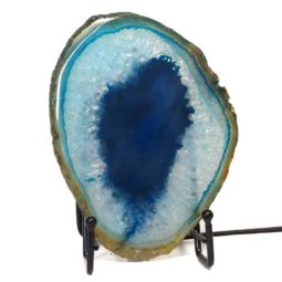 Sliced Brazilian Crystal Agate Lamp S762 | Himalayan Salt Factory