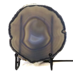 Natural Sliced Brazilian Crystal Agate Lamp S777 | Himalayan Salt Factory