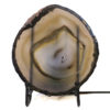 Natural Sliced Brazilian Crystal Agate Lamp S779 | Himalayan Salt Factory
