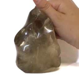 Smoky Quartz Polished Flame Crystal DJ1462 | Himalayan Salt Factory