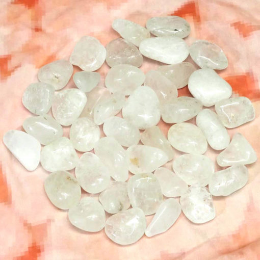1kg Clear Quartz Tumbled Stone Parcel | Himalayan Salt Factory