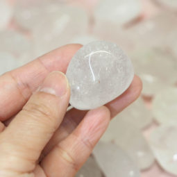 1kg Clear Quartz Tumbled Stone Parcel | Himalayan Salt Factory