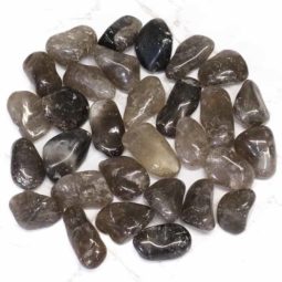 1kg Smoky Quartz Tumbled Stone Parcel | Himalayan Salt Factory