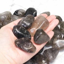 1kg Smoky Quartz Tumbled Stone Parcel | Himalayan Salt Factory
