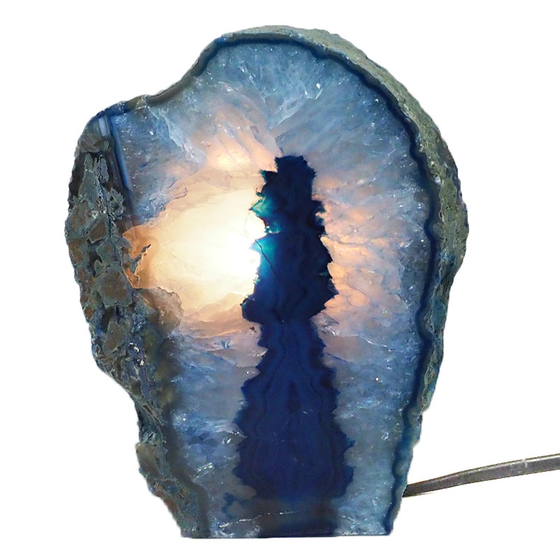 1.72kg Agate Crystal Lamp J1487 4 Agate Crystal Lamp J1487 | Himalayan Salt Factory