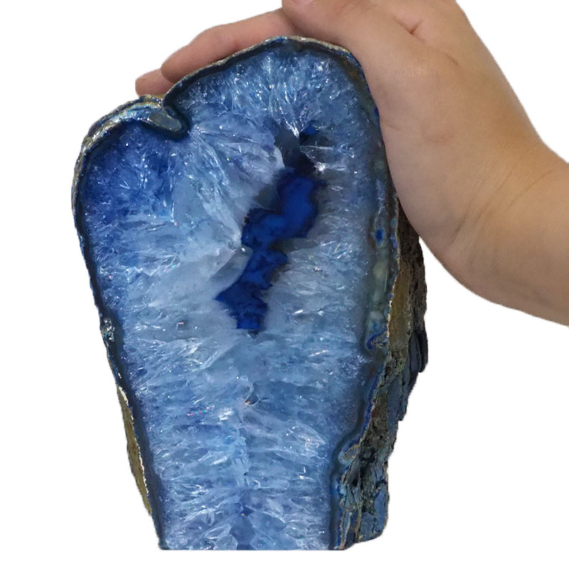 1.79Kg Agate Crystal Lamp J1488 5 Agate Crystal Lamp J1488 | Himalayan Salt Factory