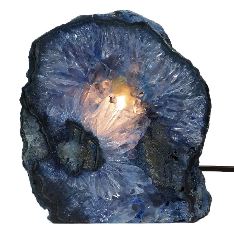 4.35Kg Agate Crystal Lamp J1493 4 Agate Crystal Lamp J1493 | Himalayan Salt Factory
