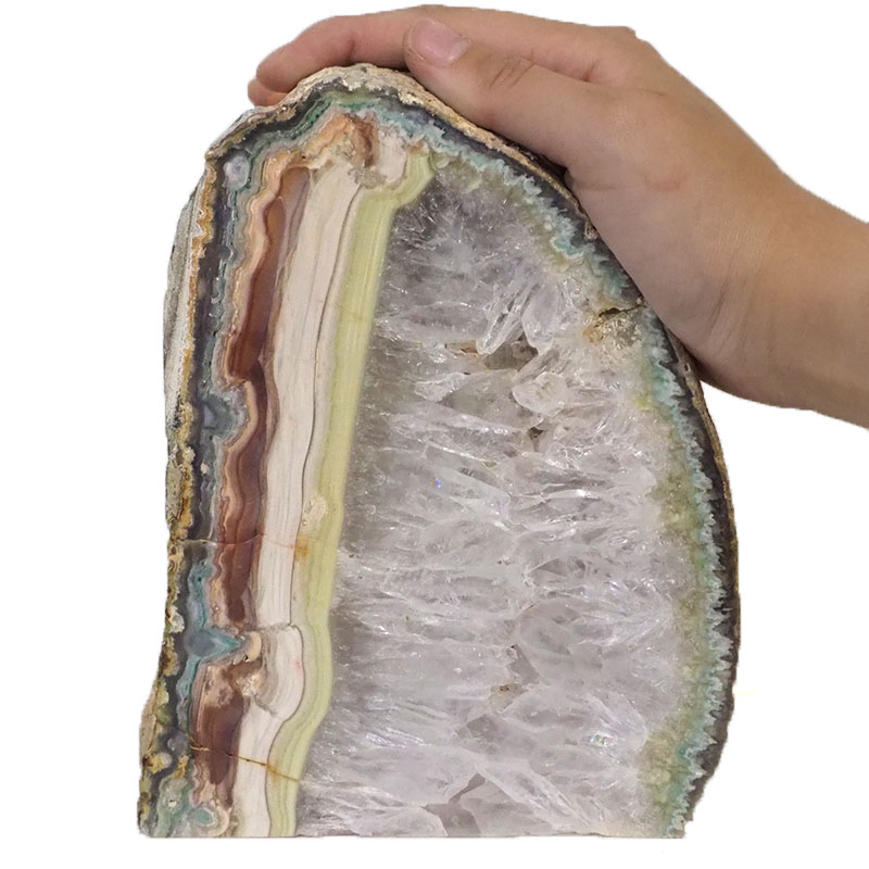 2.66Kg Agate Crystal Lamp J1499 5 Agate Crystal Lamp J1499 | Himalayan Salt Factory