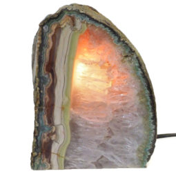 2.66Kg Agate Crystal Lamp J1499 6 Agate Crystal Lamp J1499 | Himalayan Salt Factory