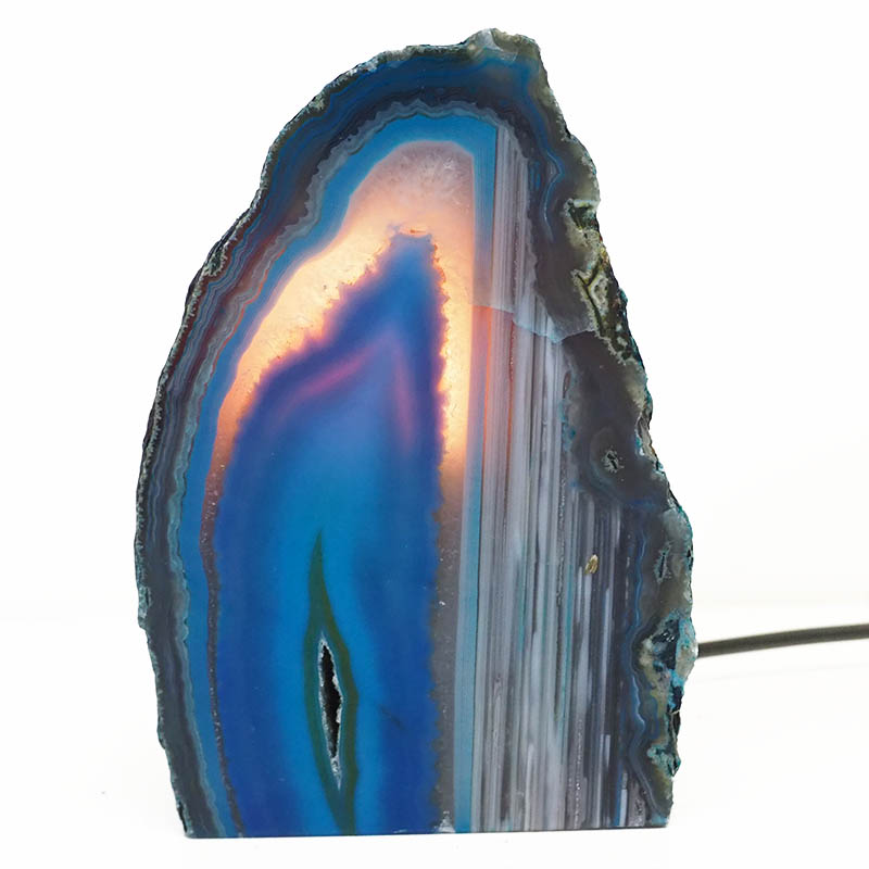 1.4kg Agate Mini Crystal Lamp S651 4 Agate Mini Crystal Lamp S651 | Himalayan Salt Factory
