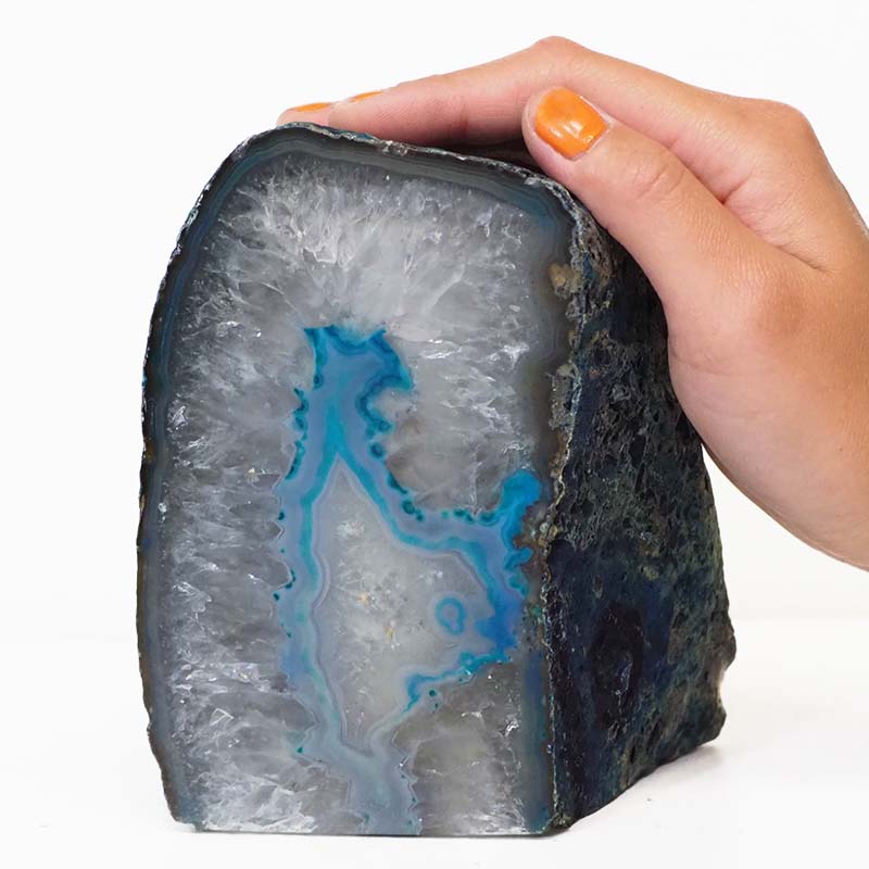 1.2kg Agate Mini Crystal Lamp S660 5 Agate Mini Crystal Lamp S660 | Himalayan Salt Factory
