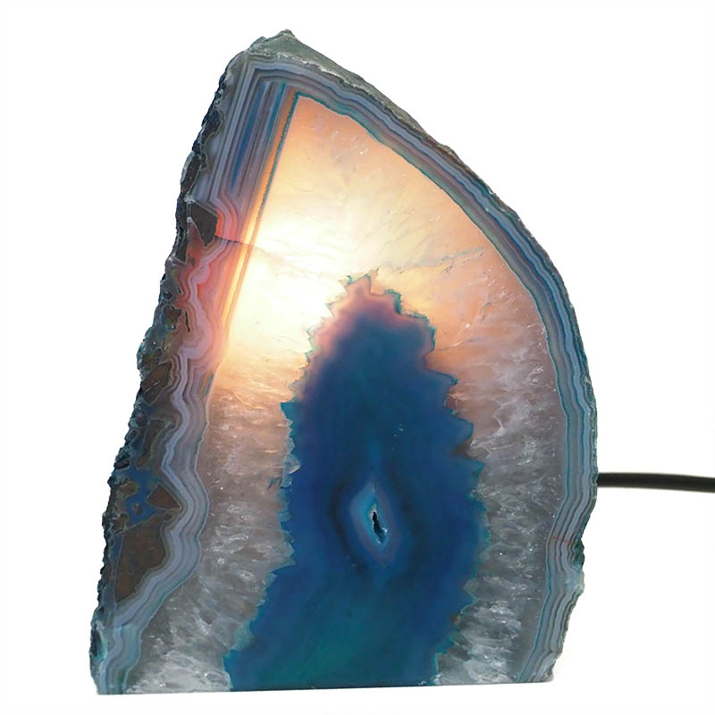 1.5kg Agate Mini Crystal Lamp S661 4 Agate Mini Crystal Lamp S661 | Himalayan Salt Factory