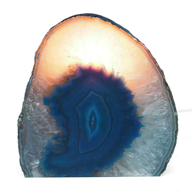 1.2kg Agate Mini Crystal Lamp S670 4 Agate Mini Crystal Lamp S670 | Himalayan Salt Factory