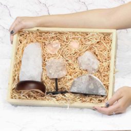 Clear Crystal Gift Box | Himalayan Salt Factory