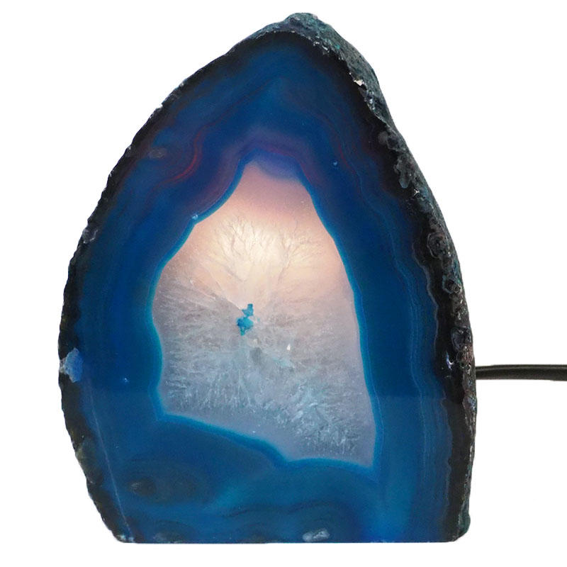 1.26Kg Mini Agate Crystal Lamp J1504 4 Mini Agate Crystal Lamp J1504 | Himalayan Salt Factory