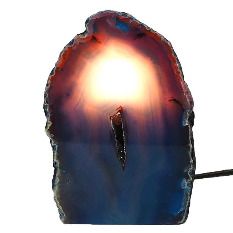 1Kg Mini Agate Crystal Lamp J1509 4 Mini Agate Crystal Lamp J1509 | Himalayan Salt Factory