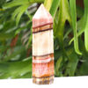 Multicolored Calcite Terminated point J1517 | Himalayan Salt Factory