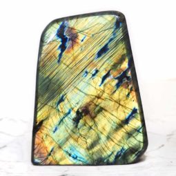 Natural Labradorite Polished Self Stand DS352 | Himalayan Salt Factory