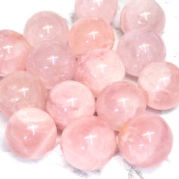 0.3kg Rose Quart Polished Sphere | Himalayan Salt Factory