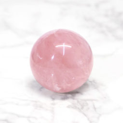 0.3kg Rose Quart Polished Sphere | Himalayan Salt Factory